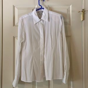 White, lightweight dress shirt